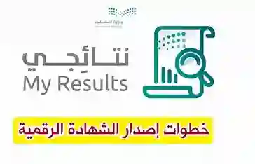 نتائجي، شهادات إلكترونية