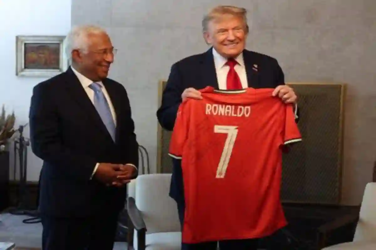 هدية من رونالدو لترامب تدعو لإيقاف الحرب