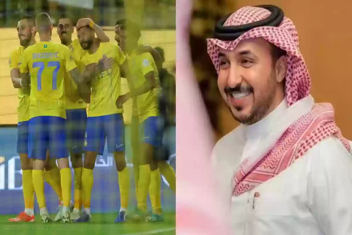 رسالة شكر وتقدير للمهيدب بعد توليه رئاسة نادي النصر السعودي