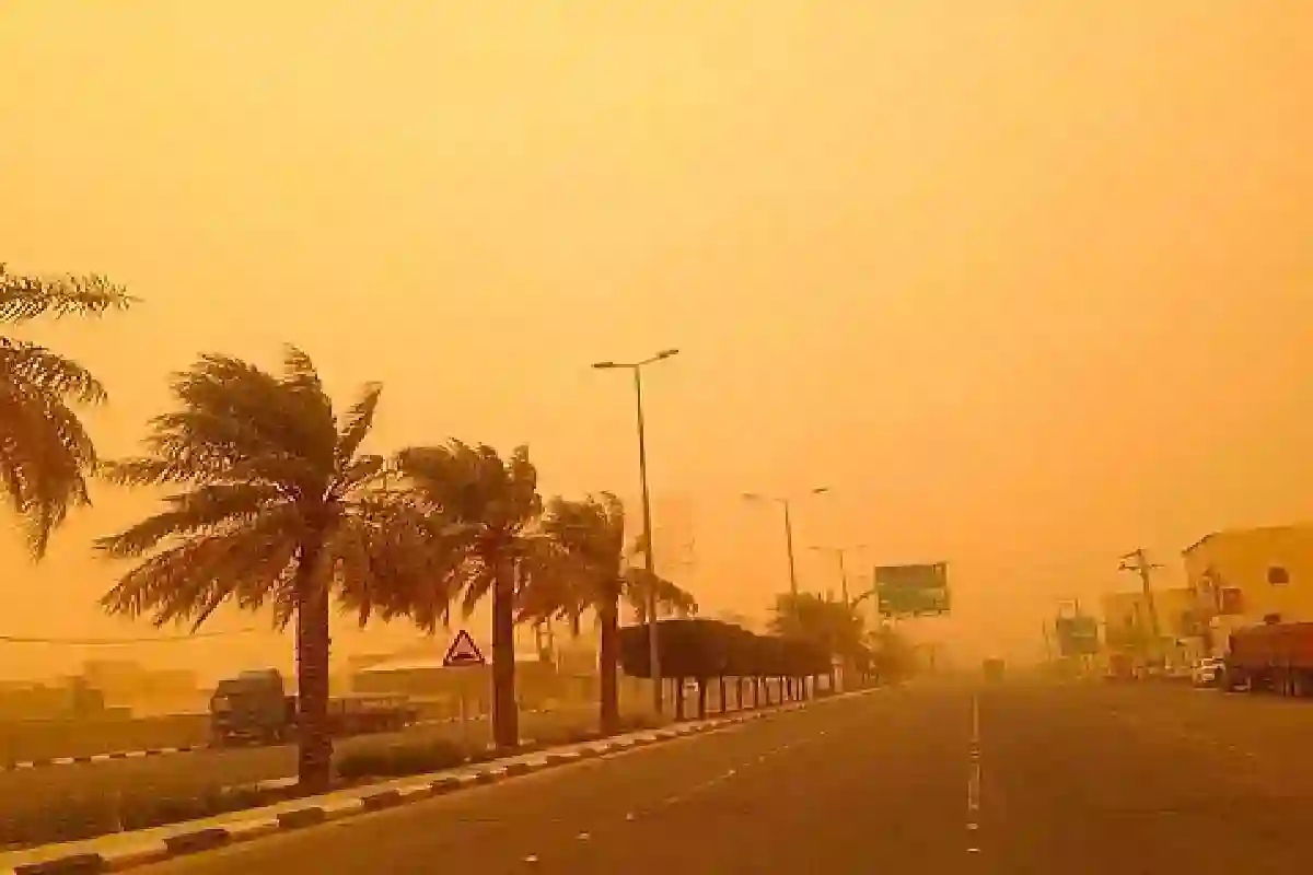 الأرصاد تحذر من رياح نشطة وغبار في تبوك اليوم